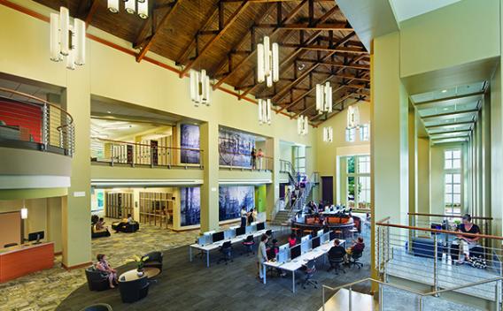 Oxford College Library interior